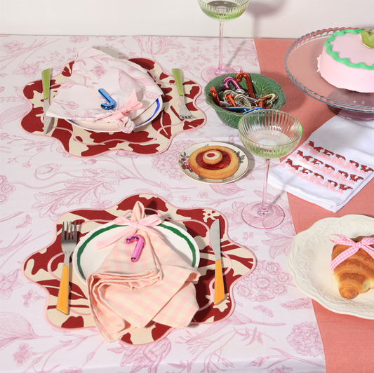 Clara Burgundy Placemat