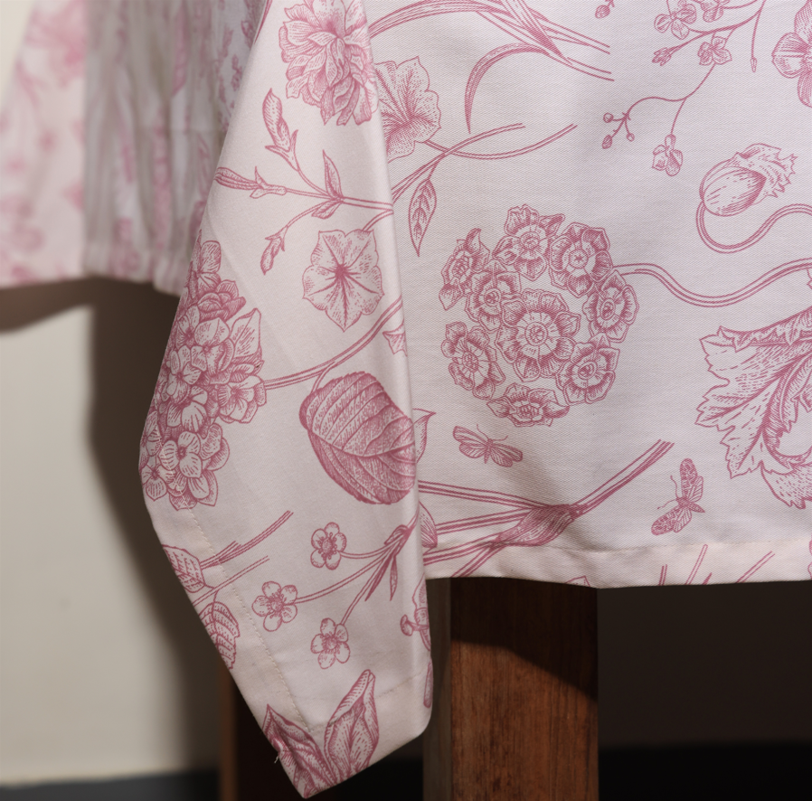 Faded Rose Tablecloth