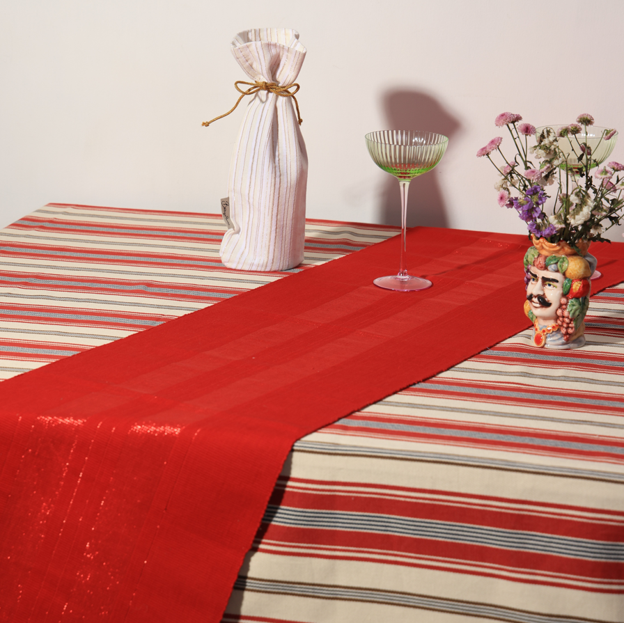 Heartside Stripe Tablecloth