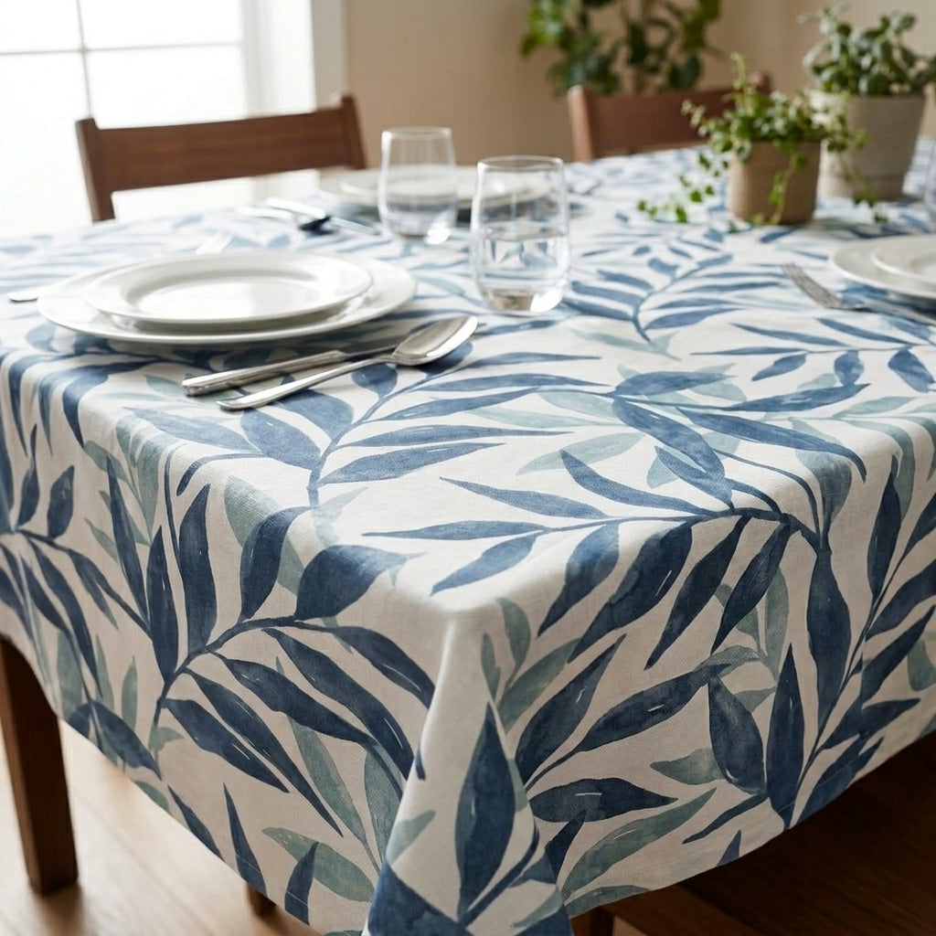 Stain Proof Leaf Tablecloth
