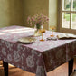 Stain Proof Magna Rose Petal Tablecloth