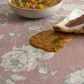 Stain Proof Magna Rose Petal Tablecloth