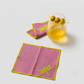 Thumbi Cocktail Napkin- Pink