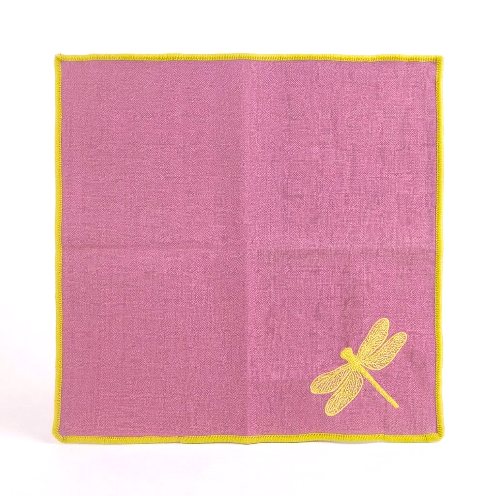 Thumbi Cocktail Napkin- Pink