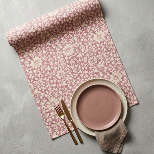 Vintage Bloom - Dusty Rose Runner
