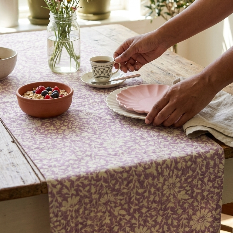 Vintage Bloom - Dusty Rose Runner