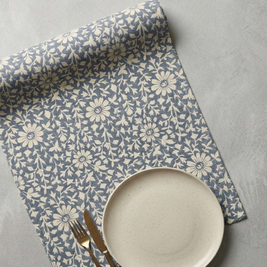 Vintage Bloom Blue Runner