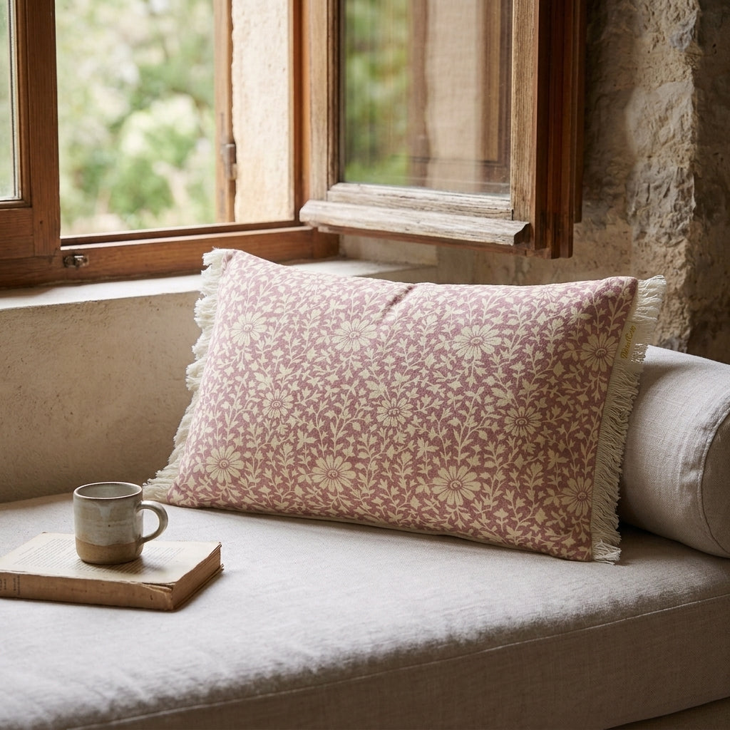 Vintage Bloom Cushion cover - Dusty Rose