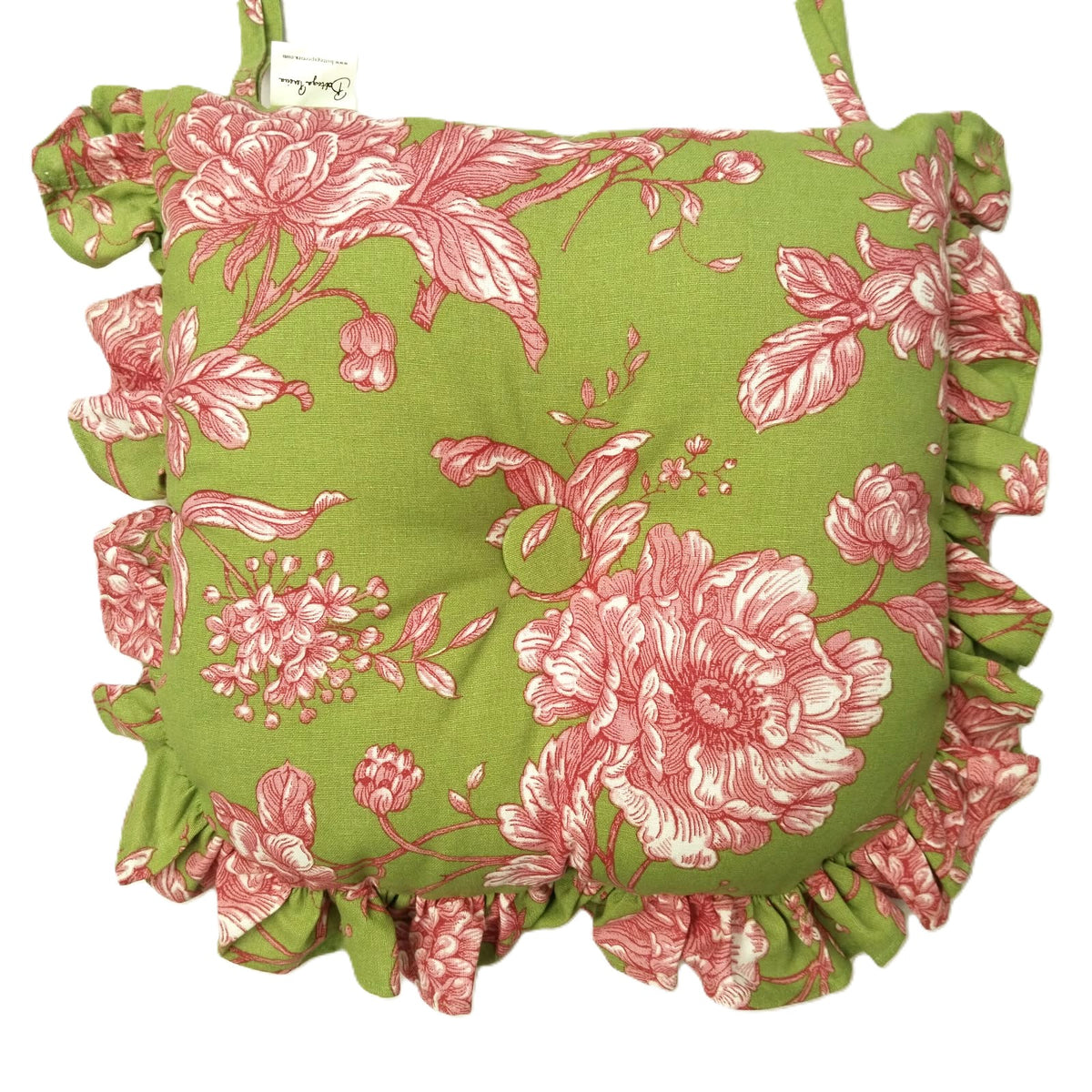Imperial Bloom Chair Pads with Ties
