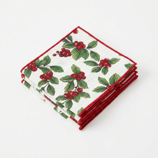 Berry Cocktail Napkins