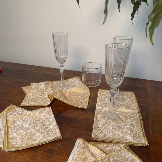 Geo Cocktail Napkin