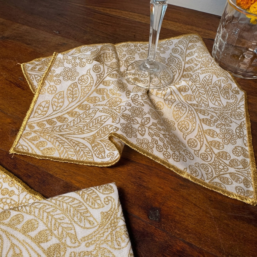 Geo Cocktail Napkin