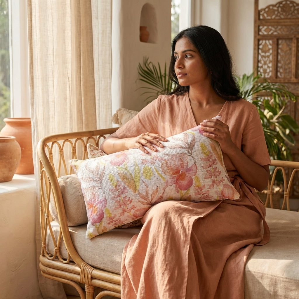 Petals -  Oblong Cushion Cover