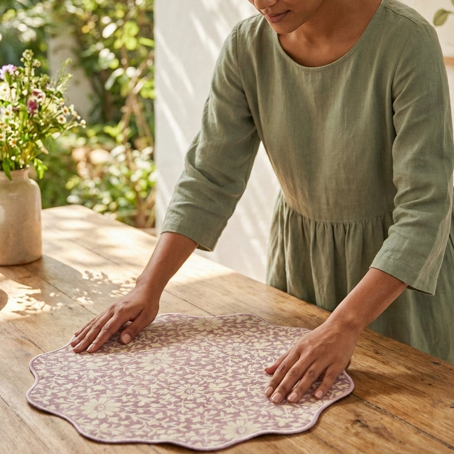 Vintage Bloom - Dusty Rose Placemat