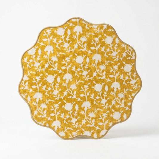 Vintage Bloom Mustard Placemat