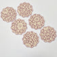 Vintage Bloom Coaster – Dusty Rose