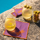 Thumbi Cocktail Napkin- Purple