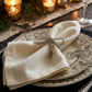 Bow - Silver Napkin rings