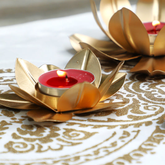 Sacred lotus SMALL Tea Light Holder