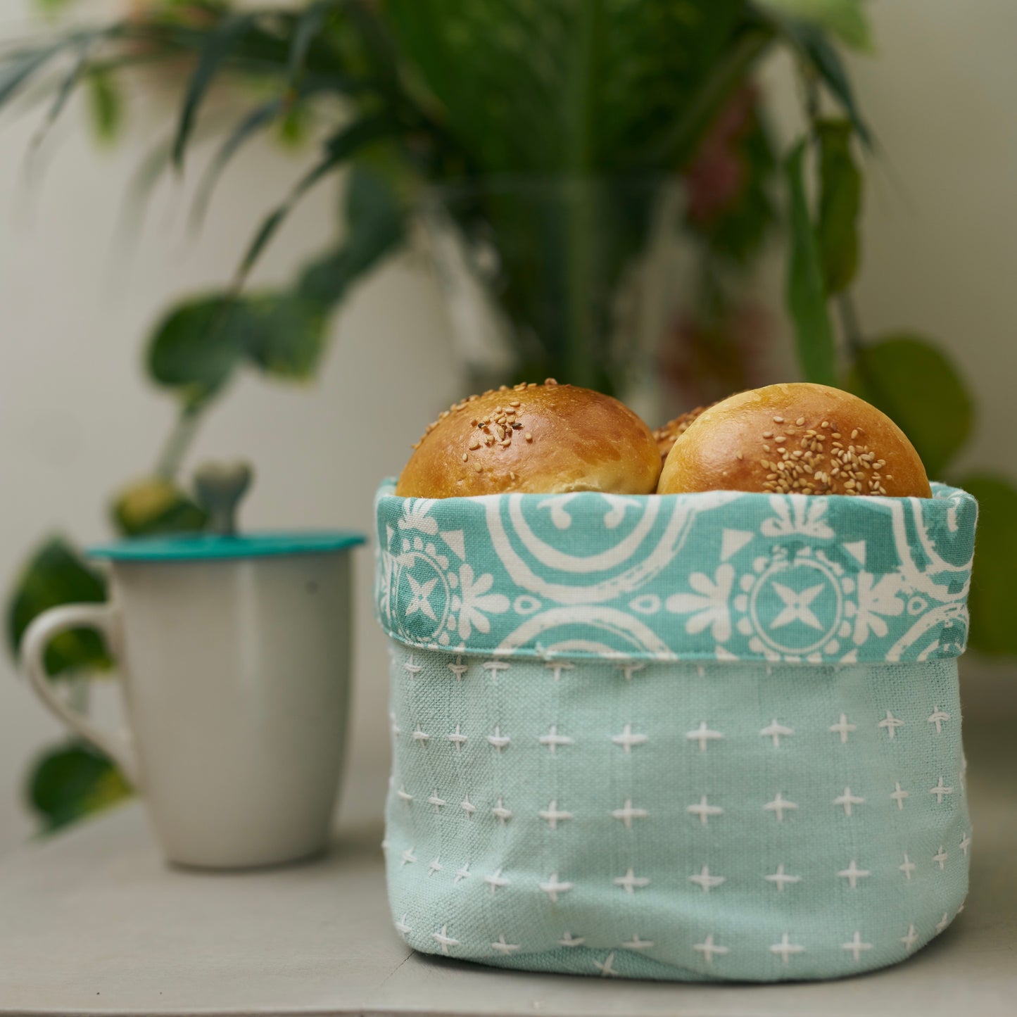 Moroccan Tile Basket