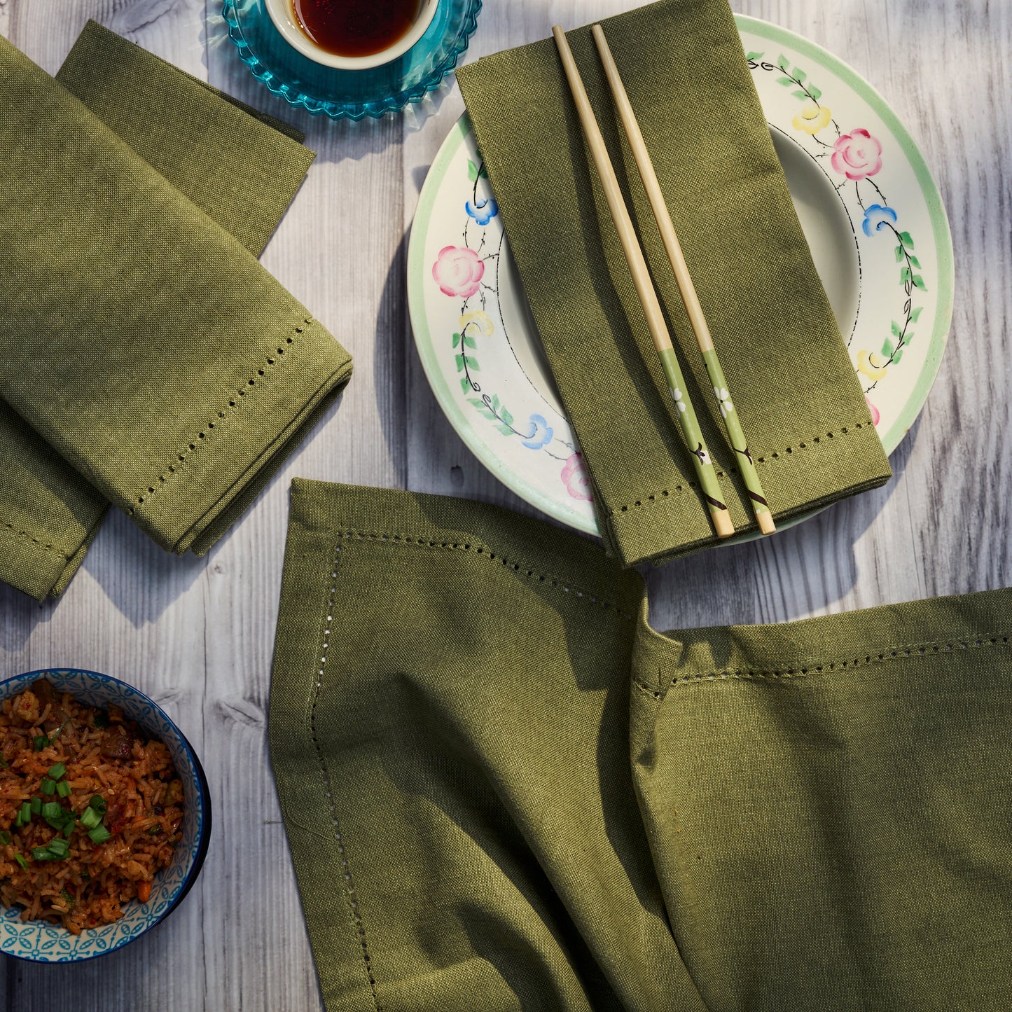 Riviera - Forest green Napkin