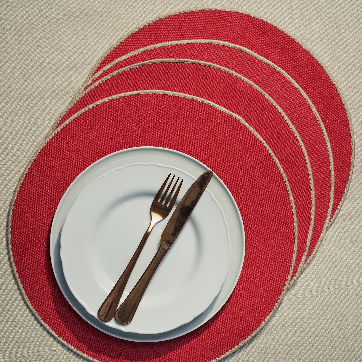 Riviera Red Placemats