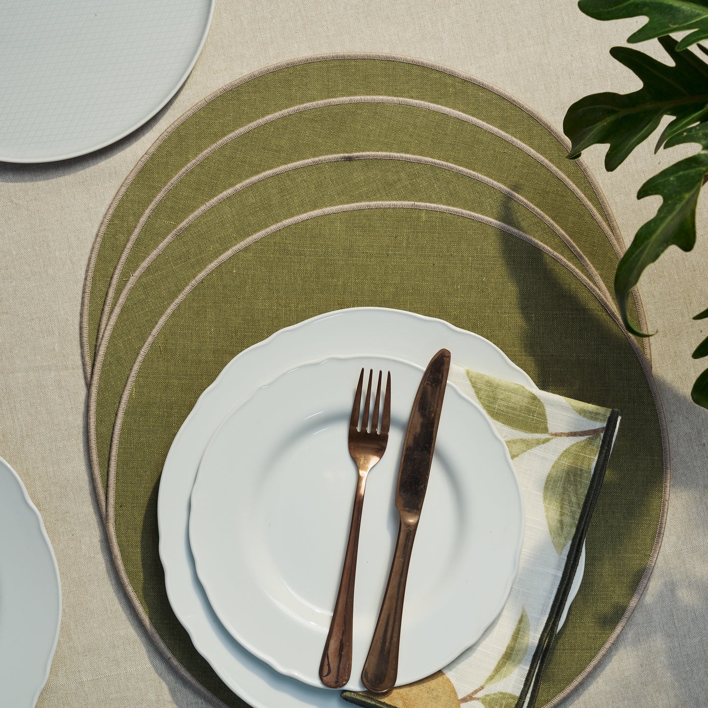 Riviera Forest green Placemat