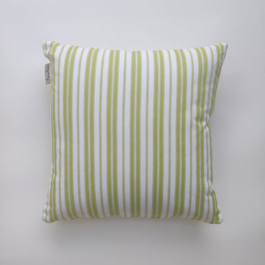 Ticking Stripe - Lime Green