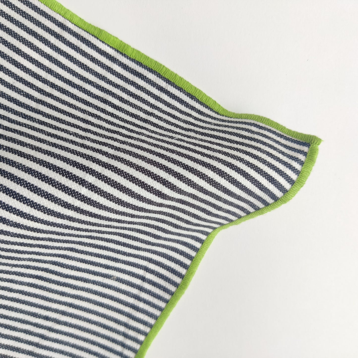 Sophie Stripe Woven Embroidered Napkin