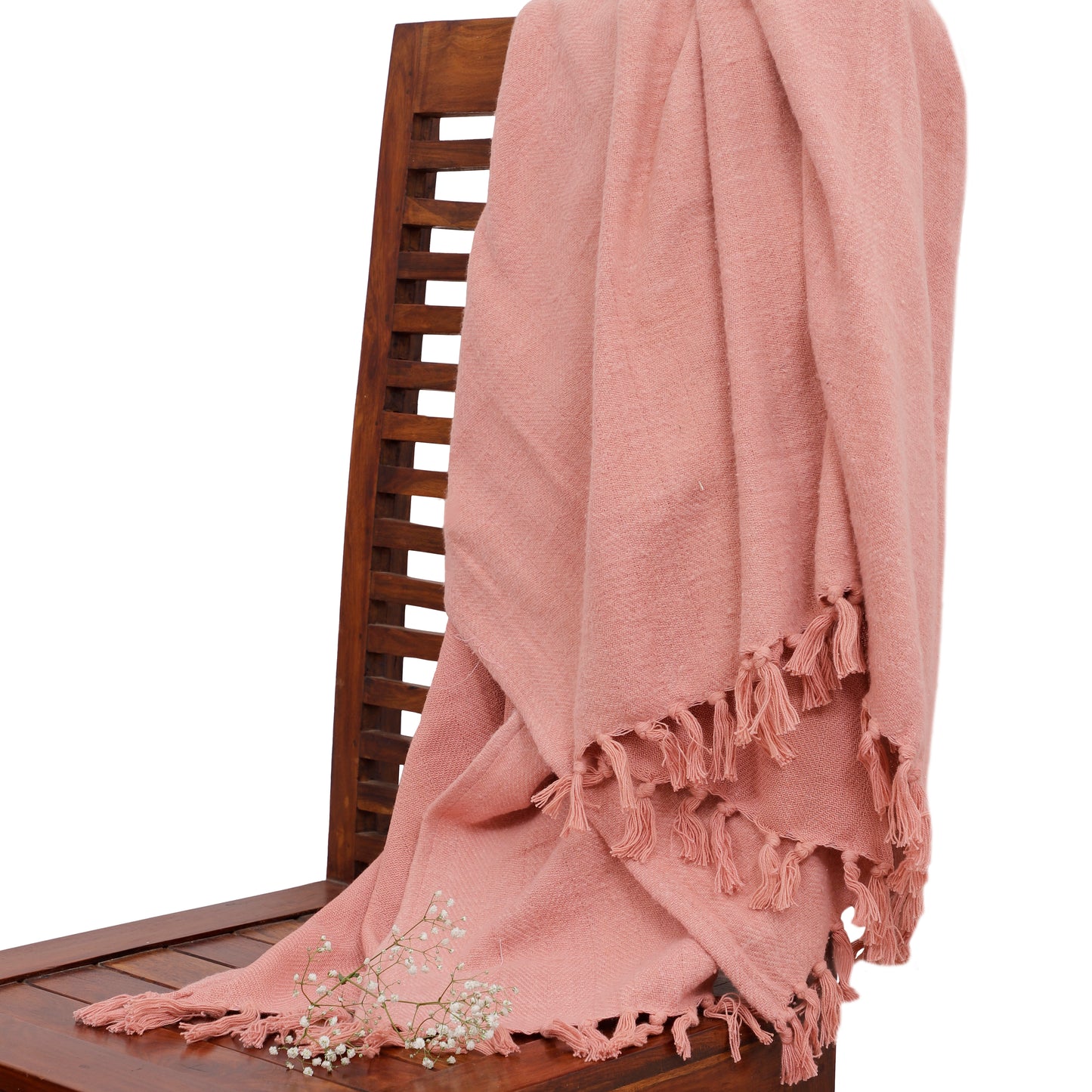 Antique Pink Throw