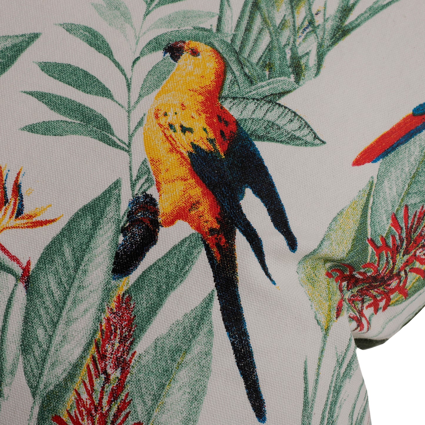 Tropical Parrot Cushion Cover